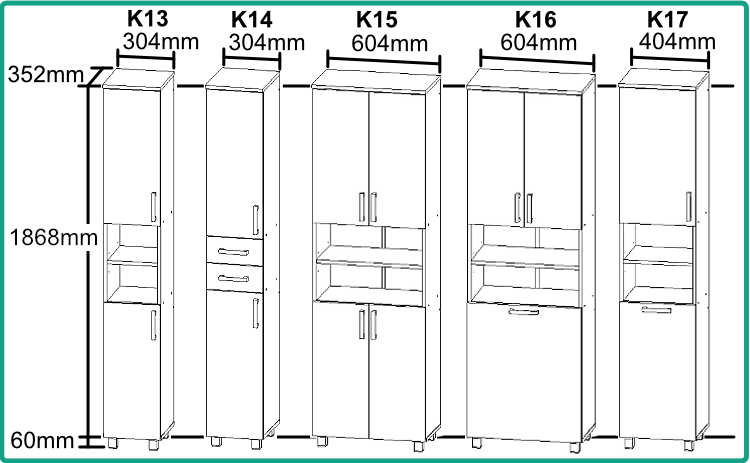 K13-K17 koty